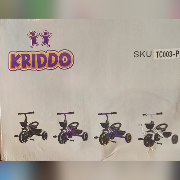 Kriddo kids tricycle purple NWT - Picture 1 of 1